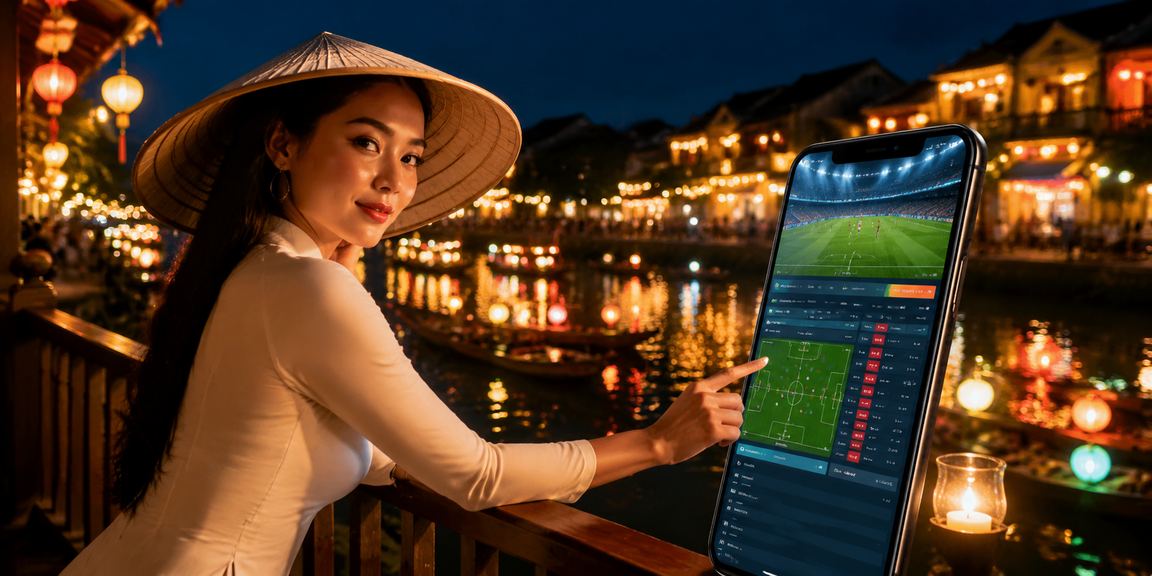 Người dùng trải nghiệm casino trên điện thoại di động tại Hội An